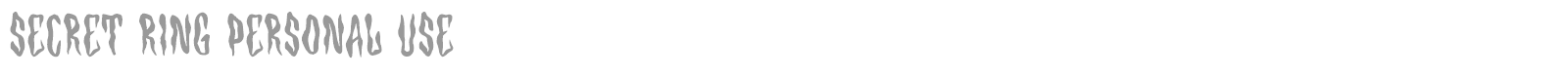 Secret Ring font preview